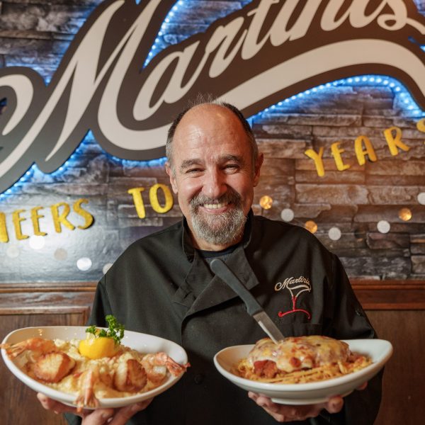 corporate parties at Martinis in Valpo are legendary - chef louie shares his scratch kitchen party favorites